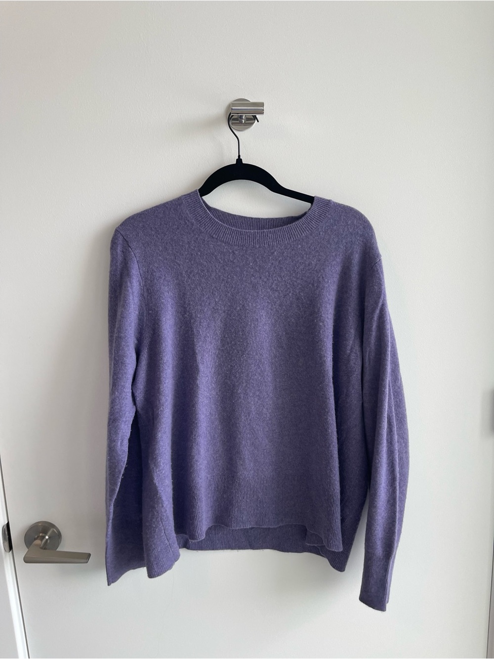 J Crew Cashmere Purple Sweater